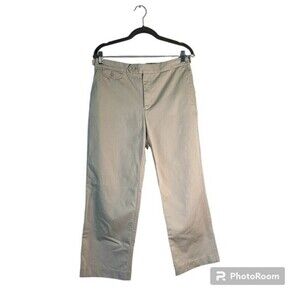 Vintage J. Crew 100% Cotton Relaxed Fit Pants Career Office SZ 8